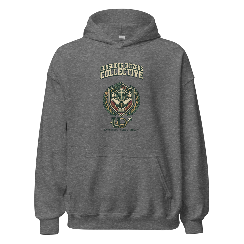 Academic Style Crest Unisex Blend Hoodie