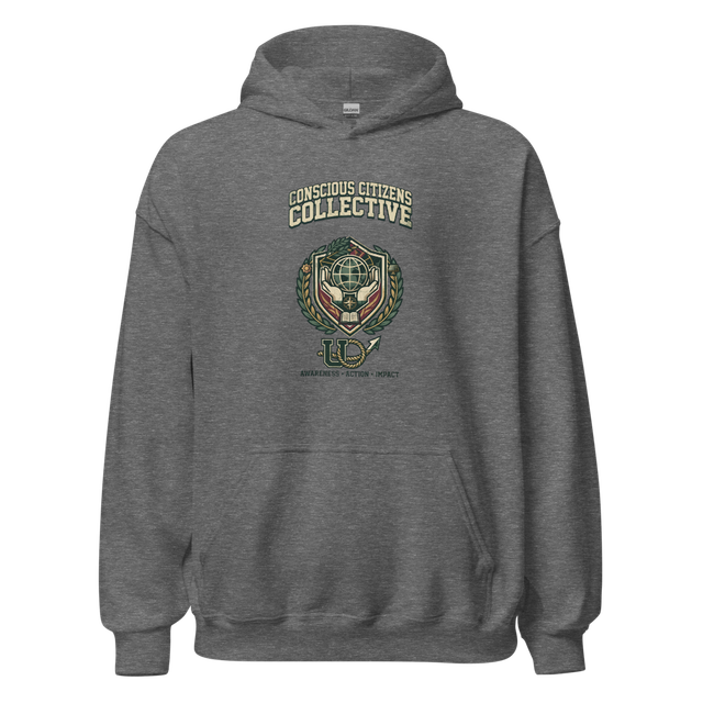 Academic Style Crest Unisex Blend Hoodie