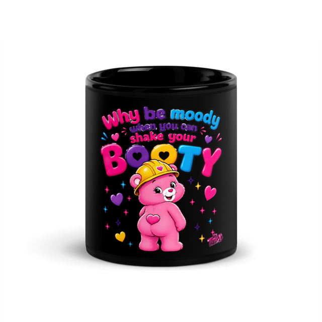 Black coffee mug tittastic trades teddy