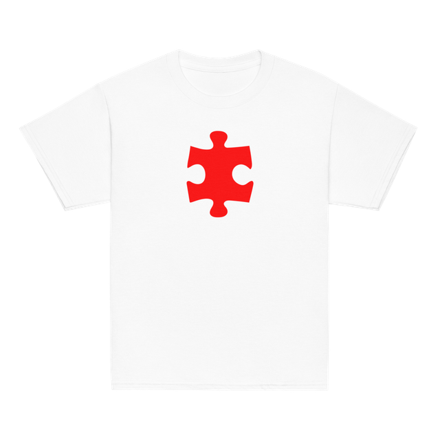Missing Piece Puzzle Heart Kids Tee