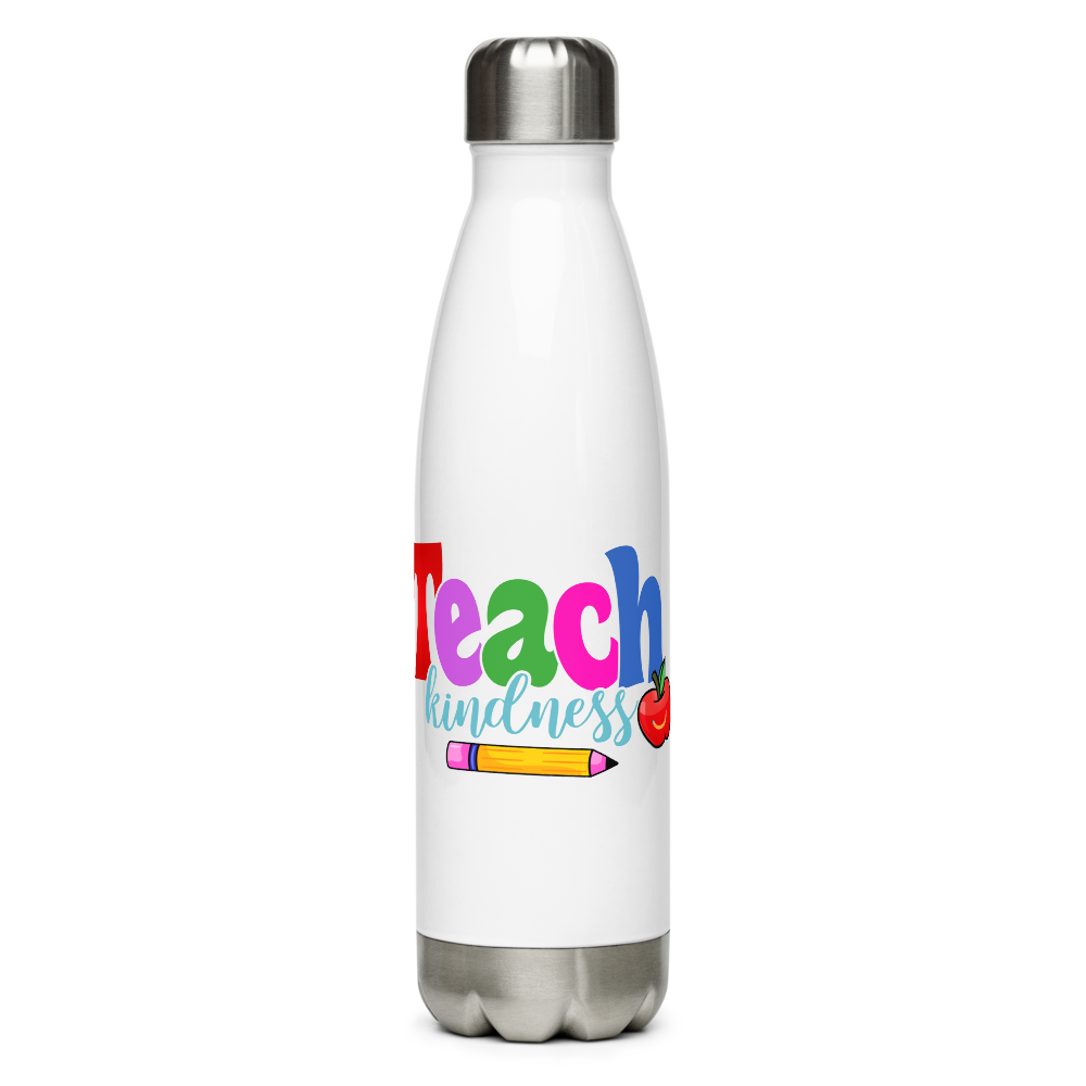 Teach Kindness Stainless Steel Water Bottle