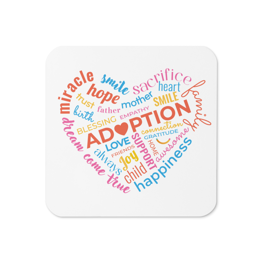 Adoption Heart Coaster