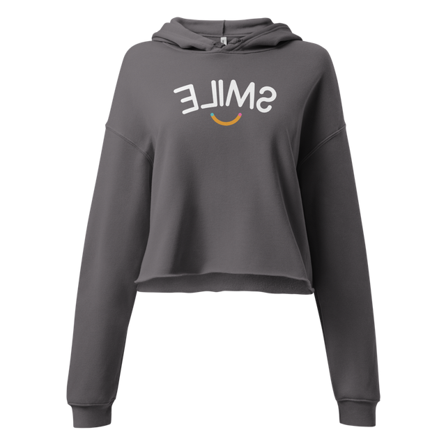 Smile | Positive Mirror Affirmations Crop Hoodie