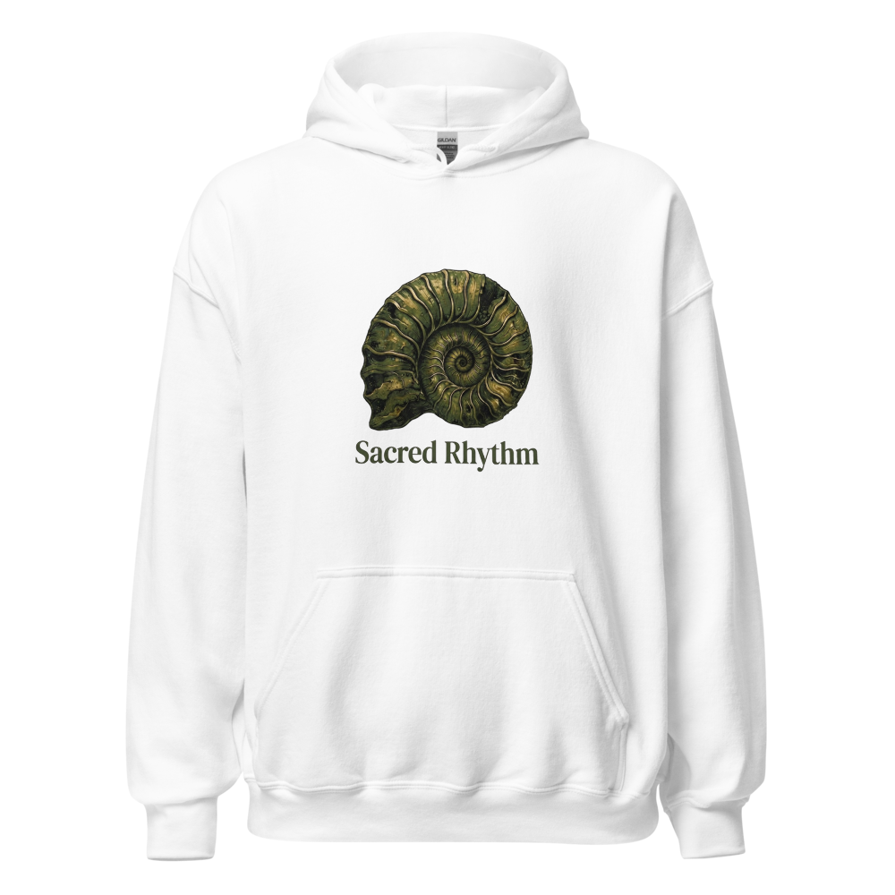 Giant Seashell Hoodie Sacred Rhythm
