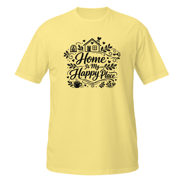 Home Is My Happy Place Cozy Unisex Softstyle Tee