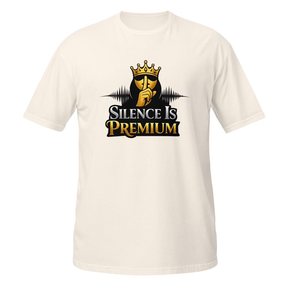 Silence Is Premium Gold Crown Graphic Tee