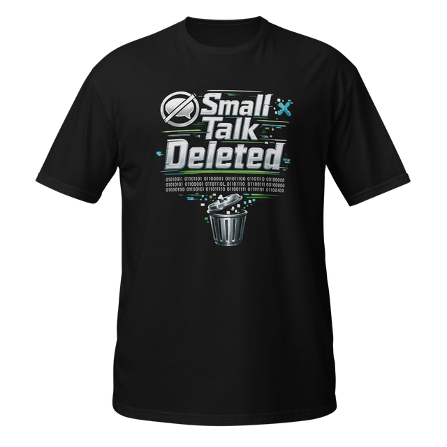 Small Talk Deleted Anti-Social Graphic T-Shirt