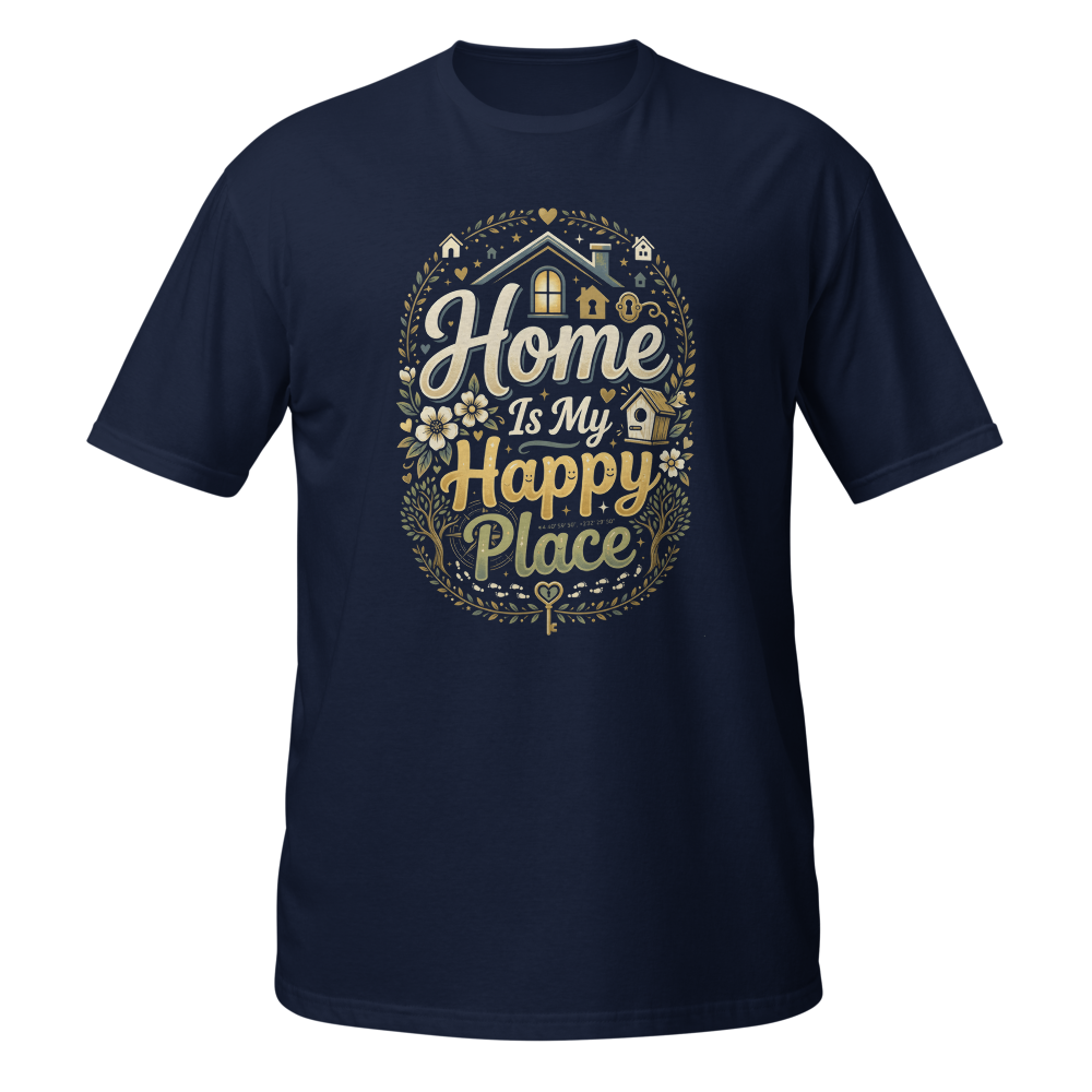 Home Is My Happy Place Cozy T-Shirt