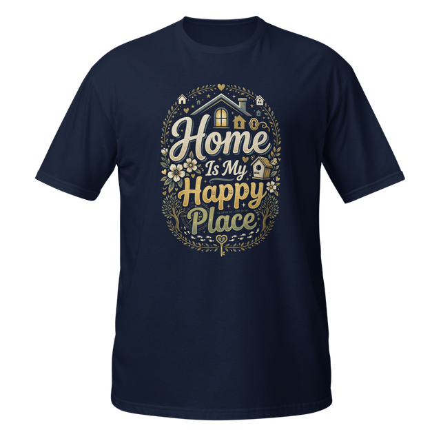 Home Is My Happy Place Cozy T-Shirt