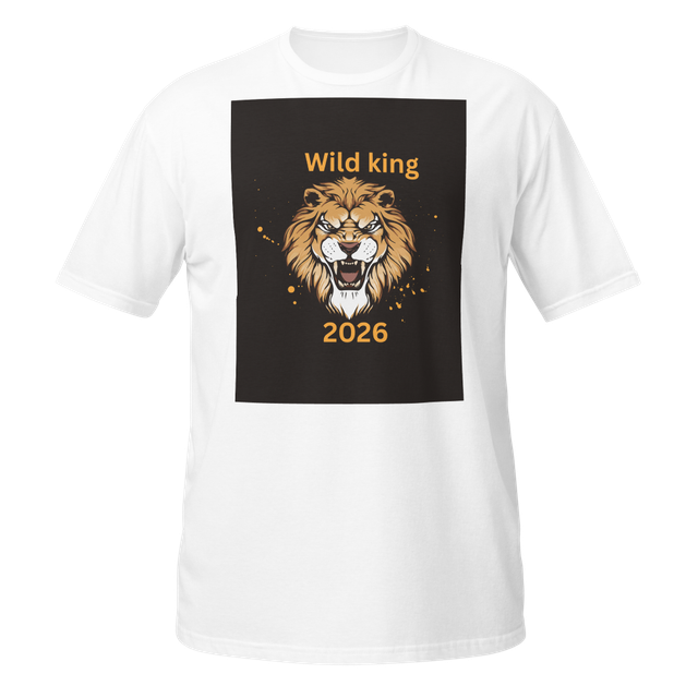Wild King Lion T-Shirt | Powerful Lion Graphic