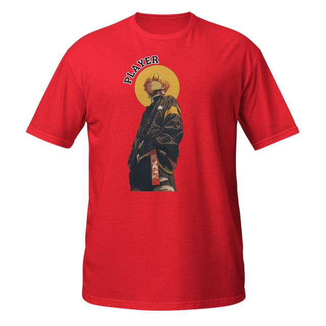 Red softstyle anime T- shirt