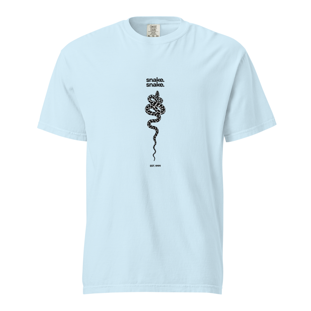 Unisex snake design heavyweight T-shirt