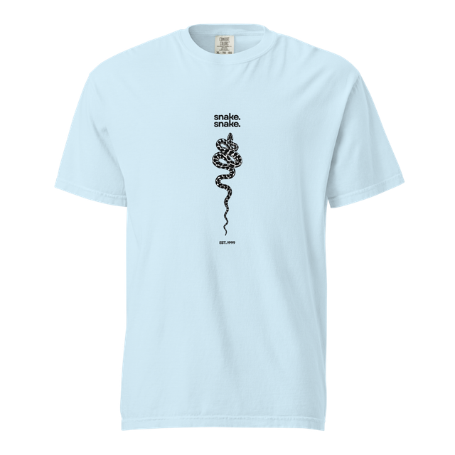 Unisex snake design heavyweight T-shirt