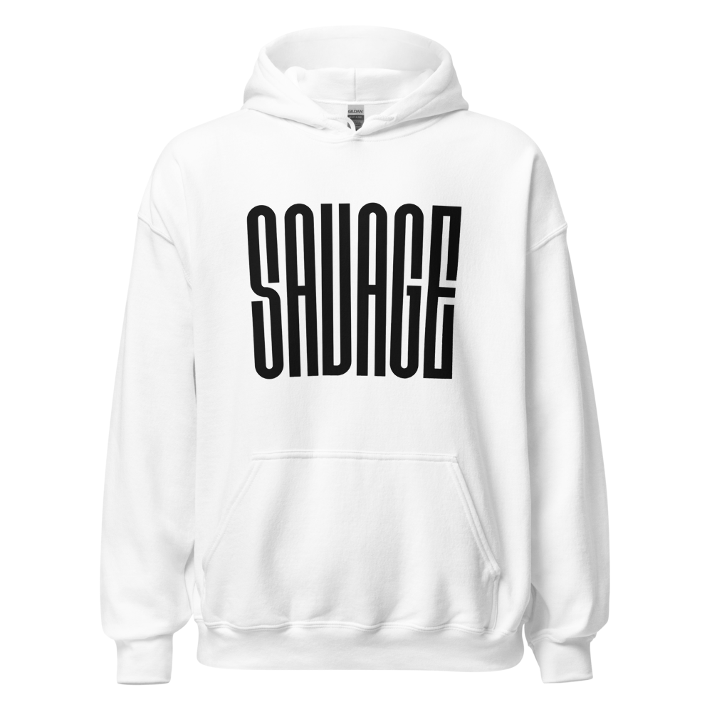 Savage Bold Modern Typography Streetwear Graphic T