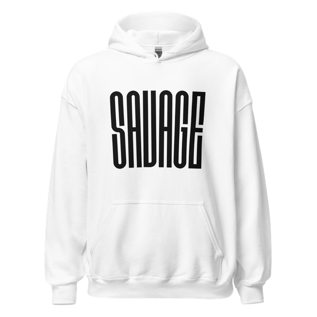 Savage Bold Modern Typography Streetwear Graphic T