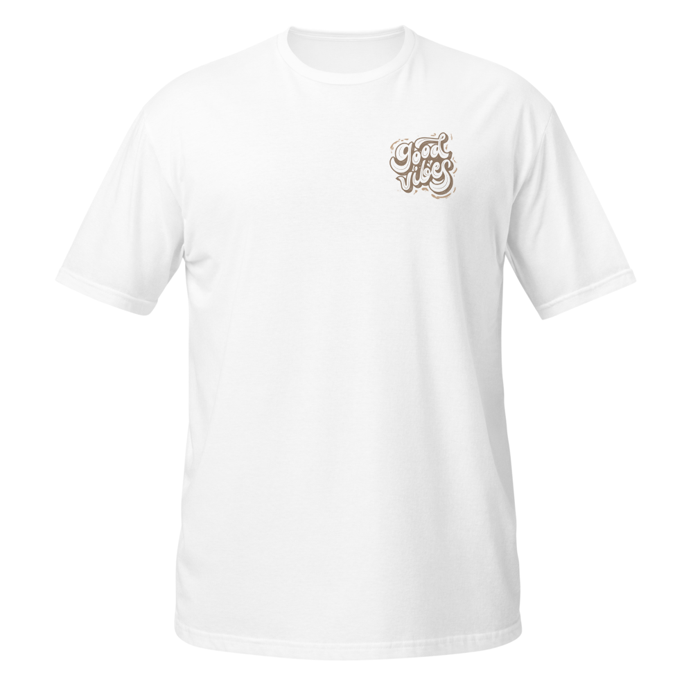 Good Vibes Retro Typography Aesthetic T-Shirt