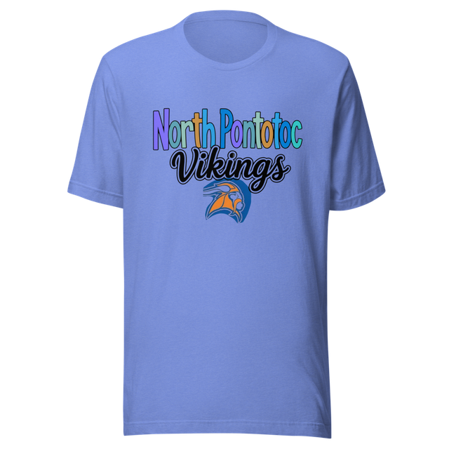 Bella Canvas North Pontotoc Vikings tshirt