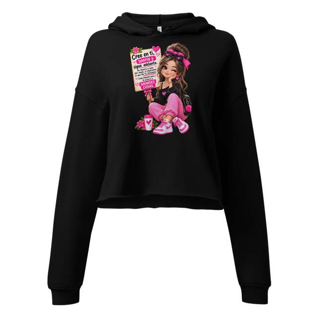 Women's Cropped Hoodie Bella + Canvas 7502