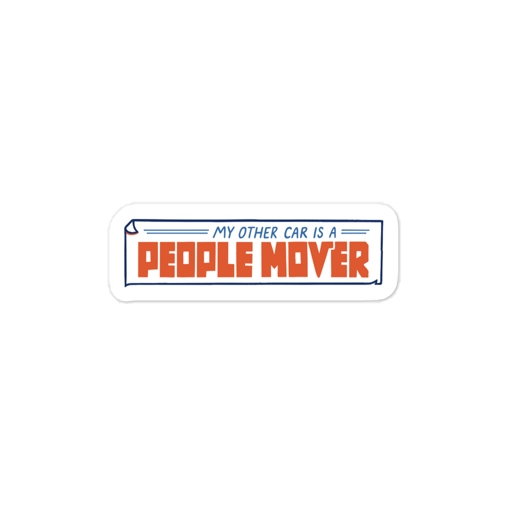 My Other Car is a People Mover Sticker