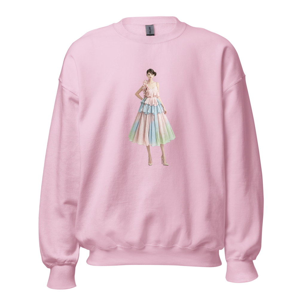 Sweatshirt leher bulat unisex 
