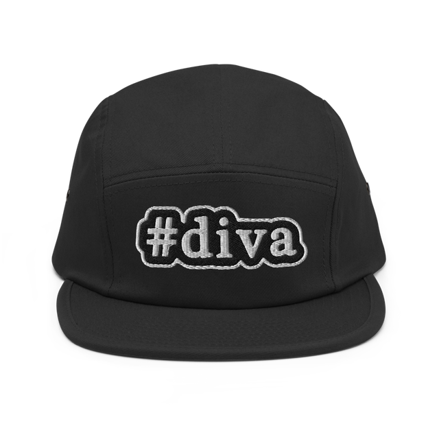 5Panel Cap-#diva Streetwear Hat