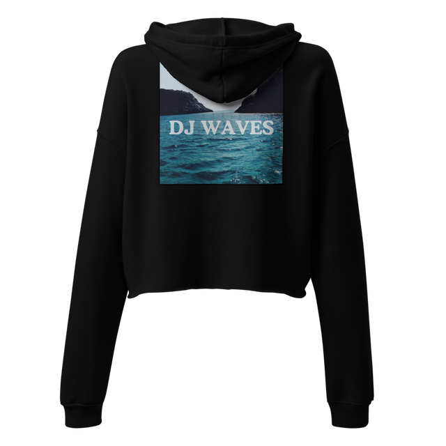 DJ WAVES Cropped Hoodie
