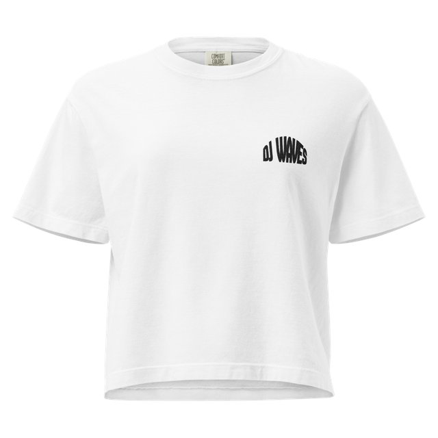 DJ WAVES Cropped T-Shirt