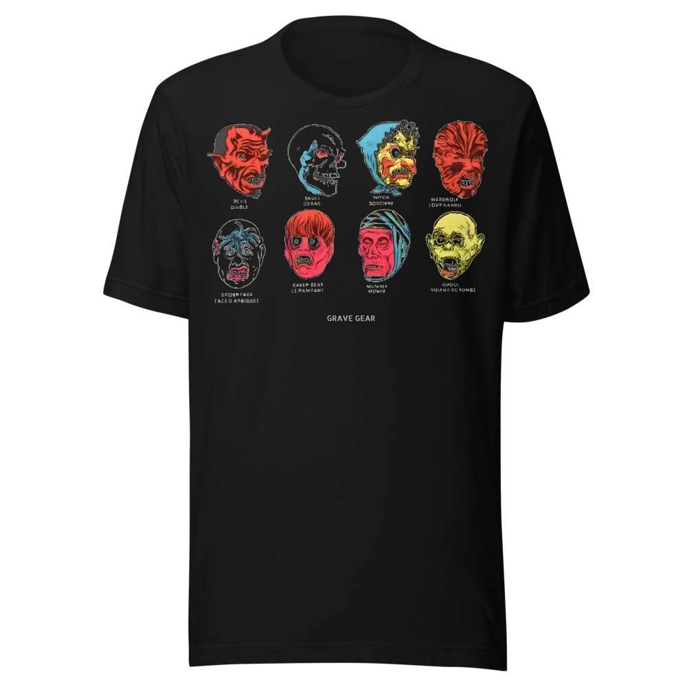 Comic Mask Catalog Sheet | Grave Gear