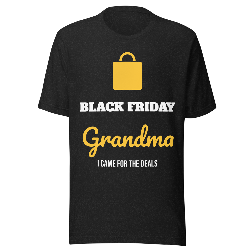 Black Friday Grandma T-Shirt - Funny Shopping Tee