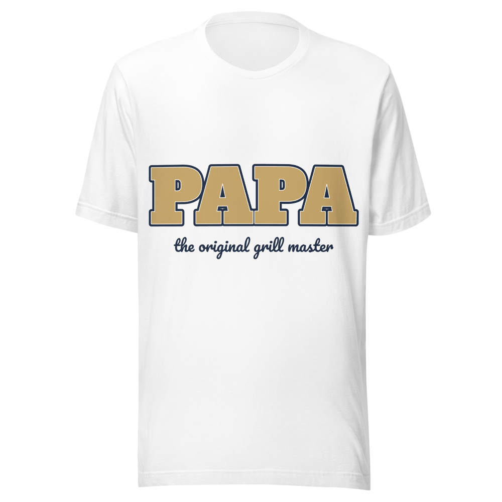 Varsity Papa T-Shirt - The Original Grill Master