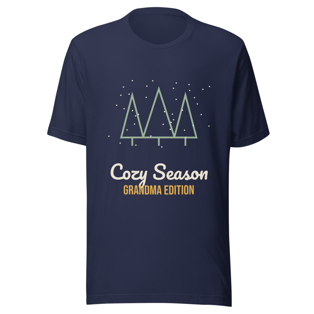 Cozy Season Grandma Winter Pine Tree T-Shirt