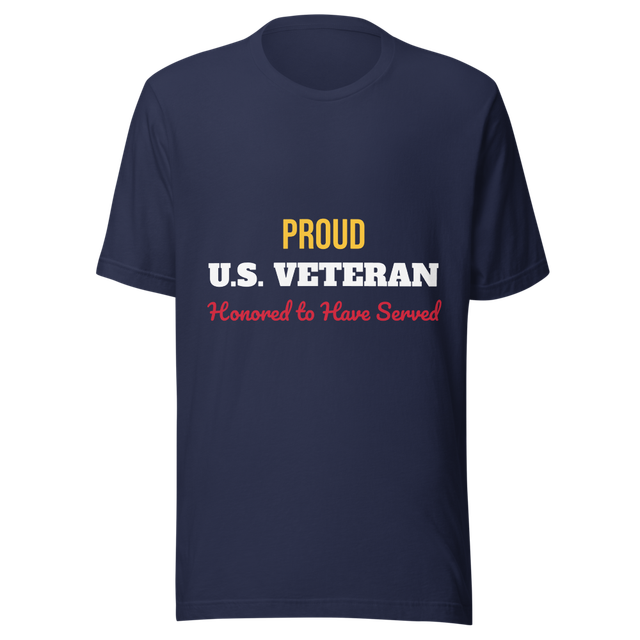 Proud U.S. Veteran T-Shirt - Veterans Day Gift