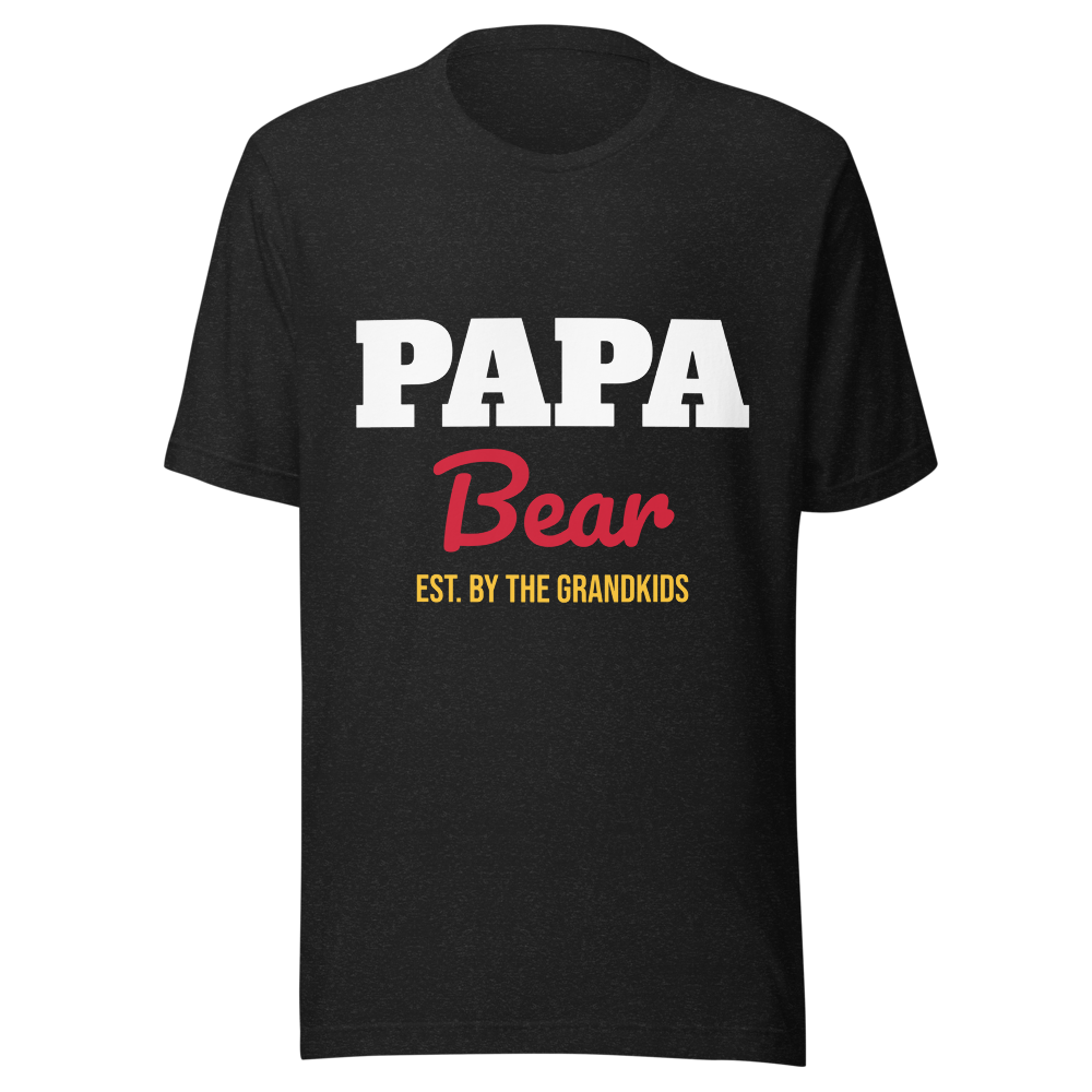 Papa Bear T-Shirt - Gift for Grandpa and Dad
