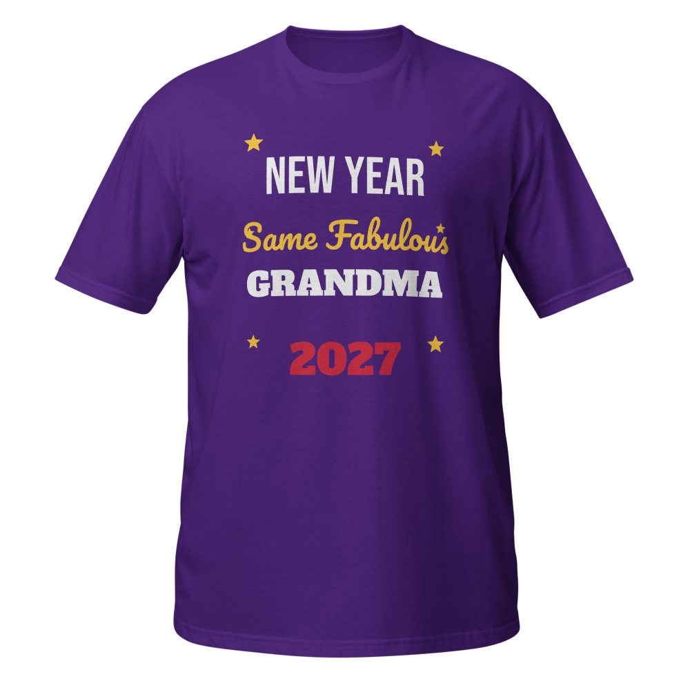 New Year Same Fabulous Grandma 2027 T-Shirt