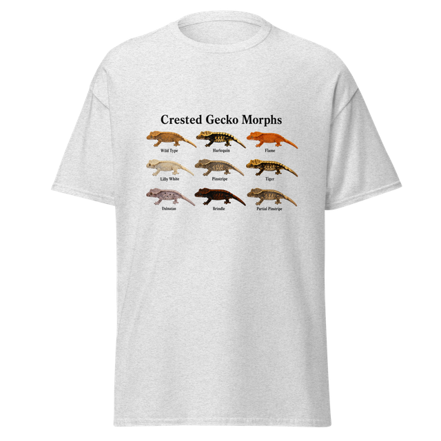 Crested Gecko Morphs T-shirt