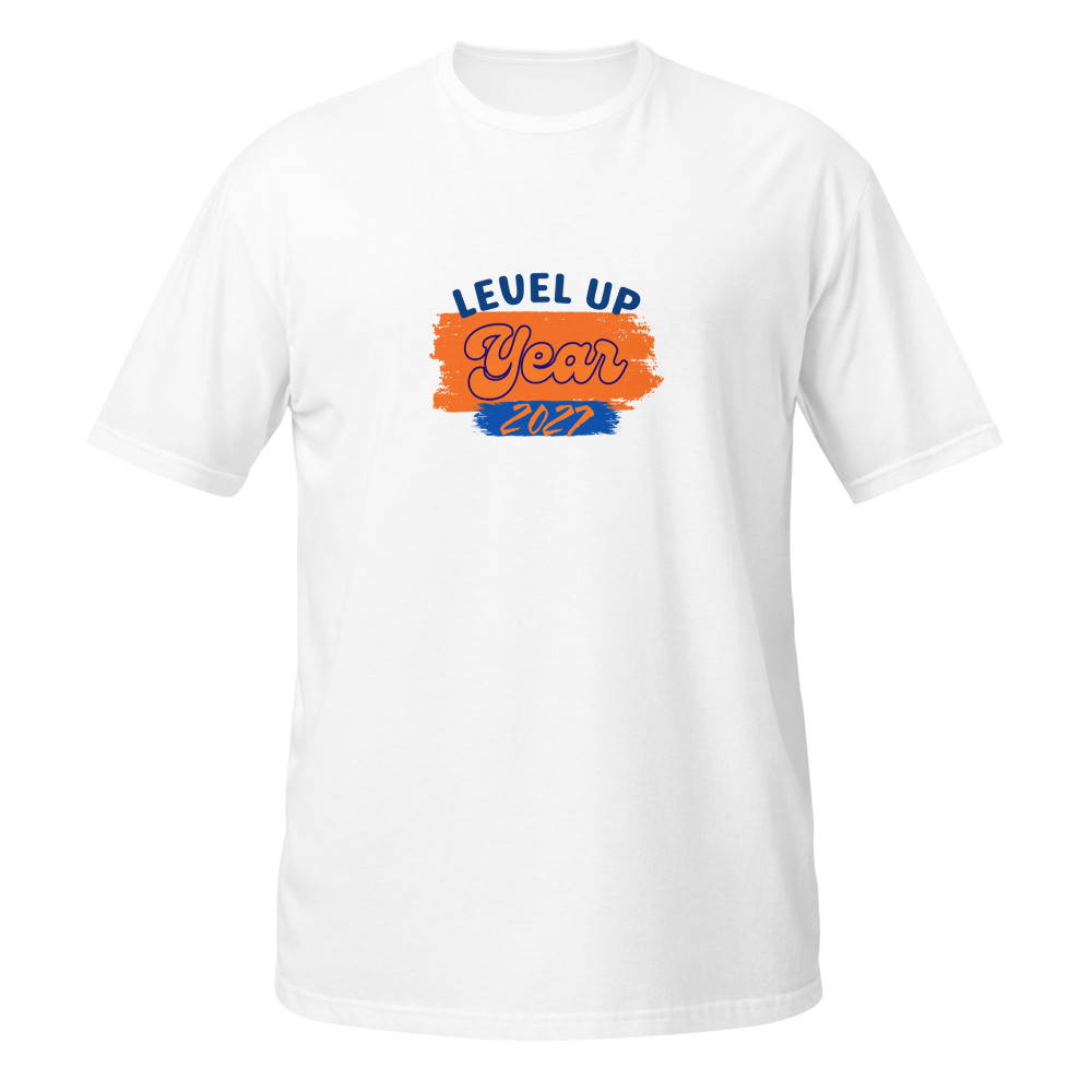 Level Up Year 2027 Motivational Tee