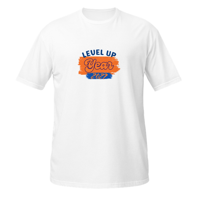 Level Up Year 2027 Motivational Tee