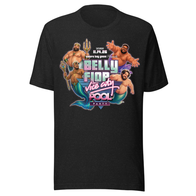 Belly Flop: Vice City Mermaid Style Tee