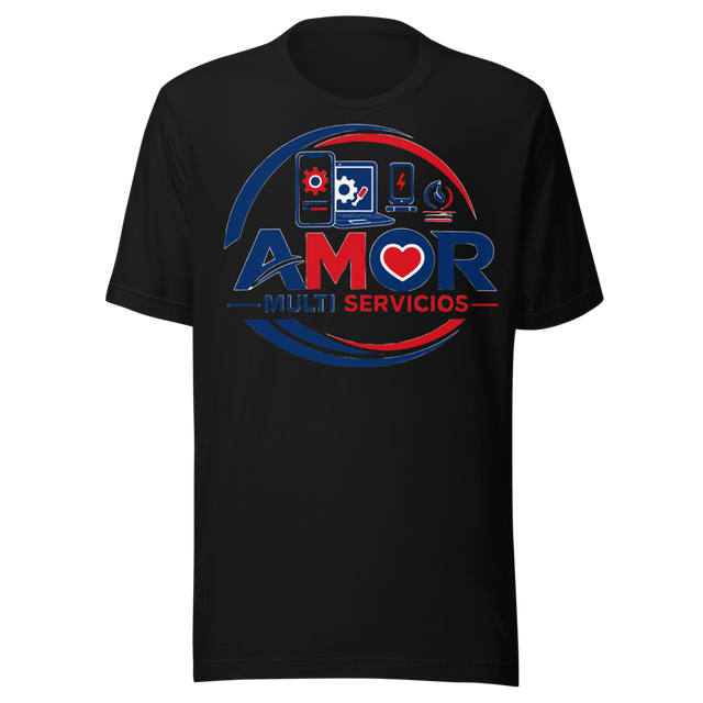 AMOR MULTI SERVICIOS | T-shirt noir officiel