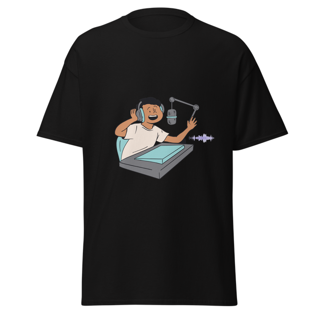 Voice Over Microphone Graphic T-Shirt
