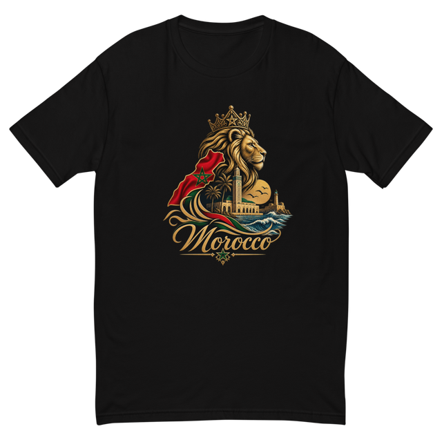 Morocco Lion – Luxury Heritage Graphic T-Shirt