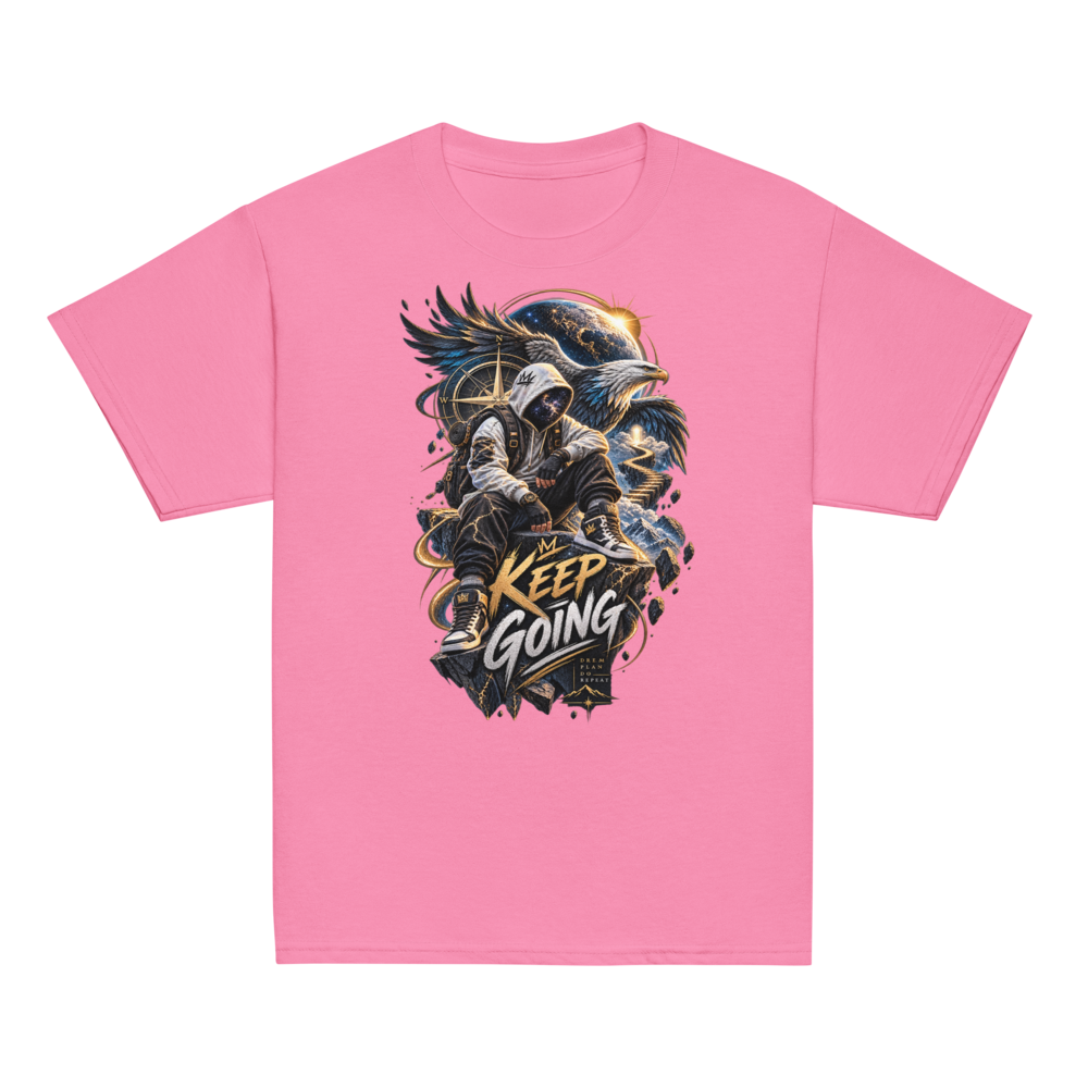 KEEP GOING – Cosmic Motivation Youth T-Shirt