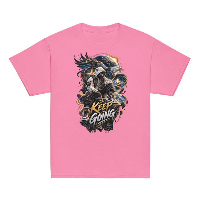 KEEP GOING – Cosmic Motivation Youth T-Shirt