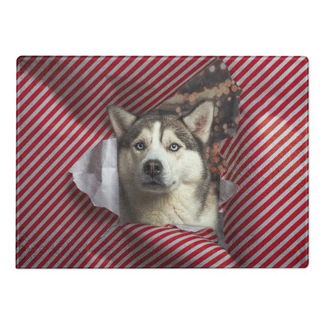 Blue the Husky - Paper Burst