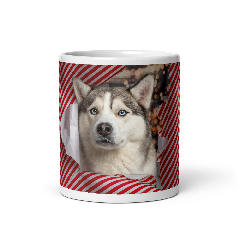 Blue the Husky - Paper Burst