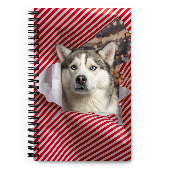 Blue the Husky - Paper Burst