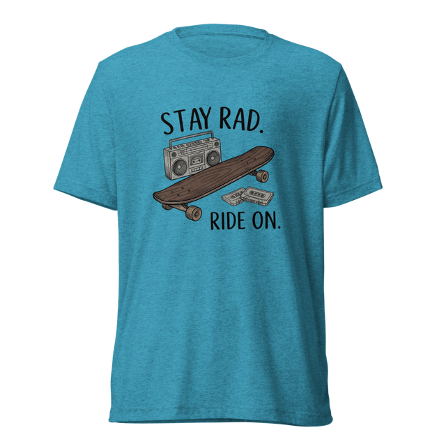 Stay Rad Retro Skateboard Tee