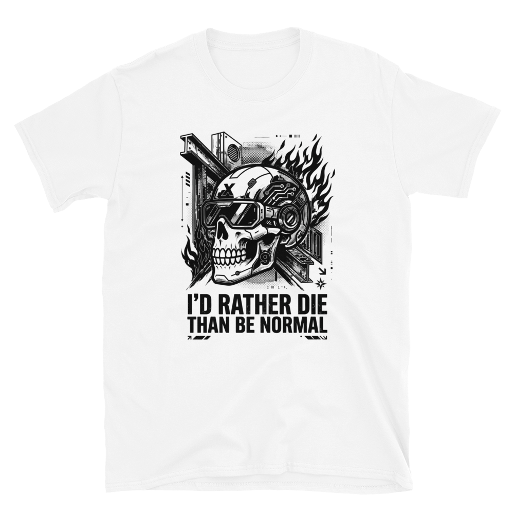 ROTH // "Death to the Ordinary" Cyber-Skull Tee