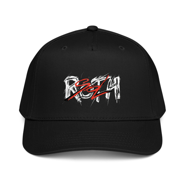 ROTH // SOL Black Scratchy Logo Snapback Cap