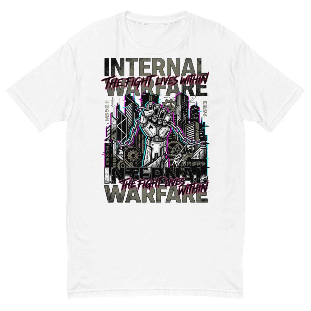ROTH // Internal Warfare Cyber White Graphic Tee